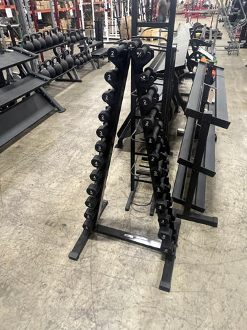 Aerobic Dumbbell Rack with UMax Dumbbells-Used