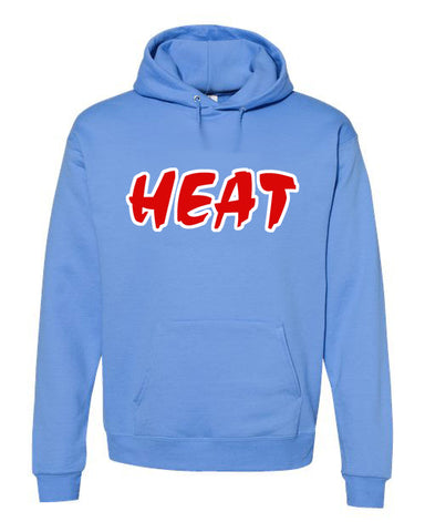 Heat Fastpitch -Gildan Hooded Sweatshirt with Heat Press Logo On Front