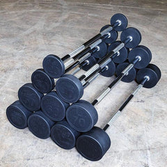 Body-Solid Fixed Weight Straight Barbells (Set of 20lbs - 110lbs)