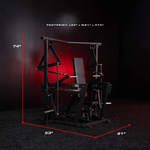 BOLT SORCERER PLATE LOADED RAIL SEATED CHEST PRESS