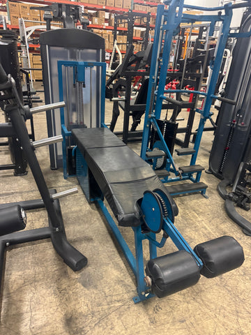 Nautilus Gen 1 OG Center Driven Chain Prone Lying Leg Curl-USED