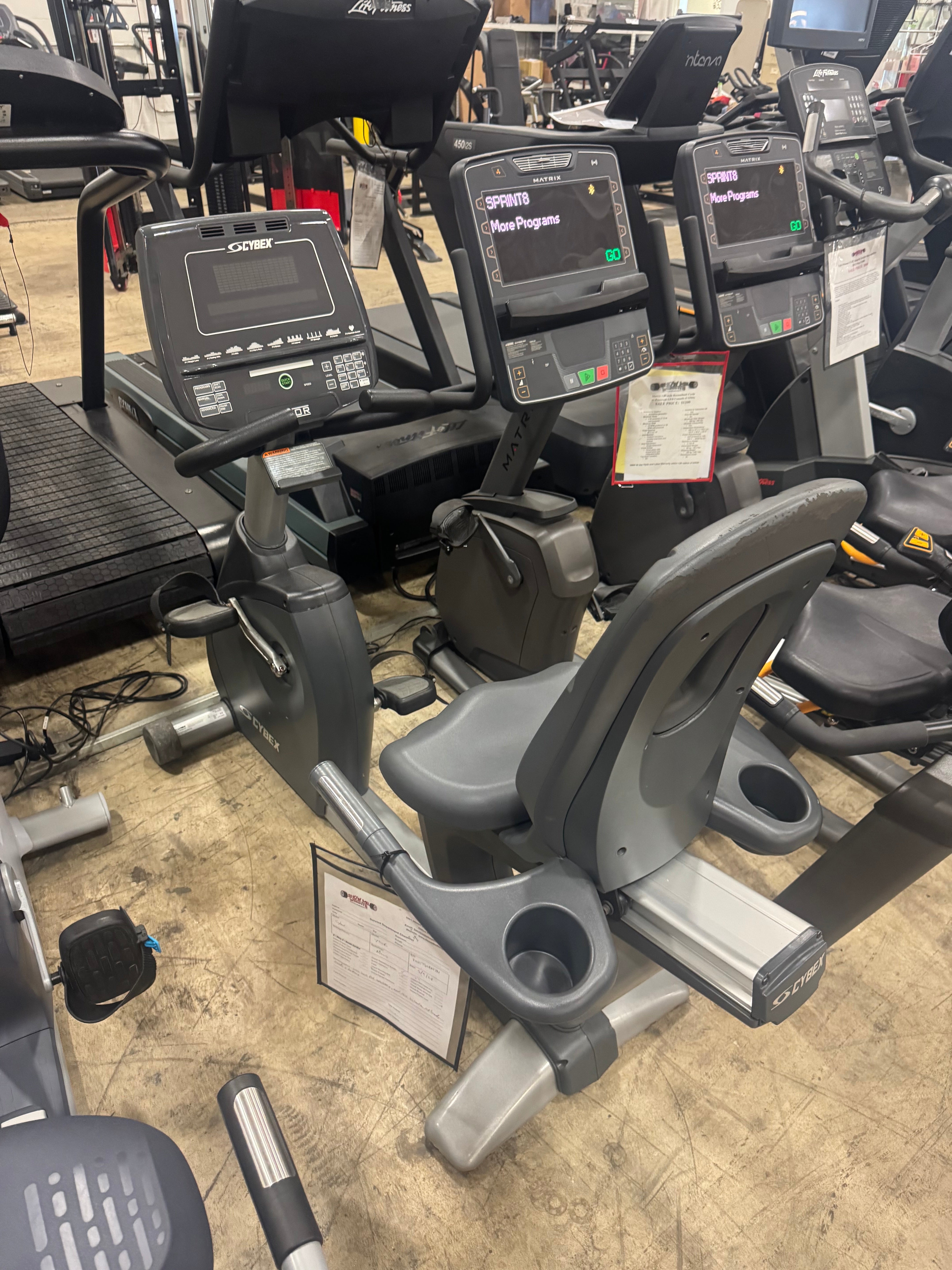 Cybex 750R Recumbent Bike-USED
