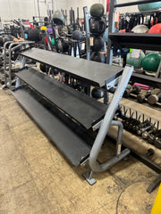 Matrix Magnum 3-tier Flat-tray Dumbbell Rack Model A688-USED