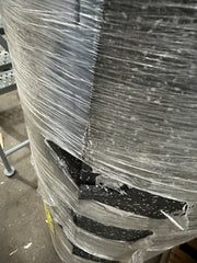 Regupol Aktivpro Rolled Rubber 4' x 49' Rolls 3/8" Thick Gray Hound Fleck