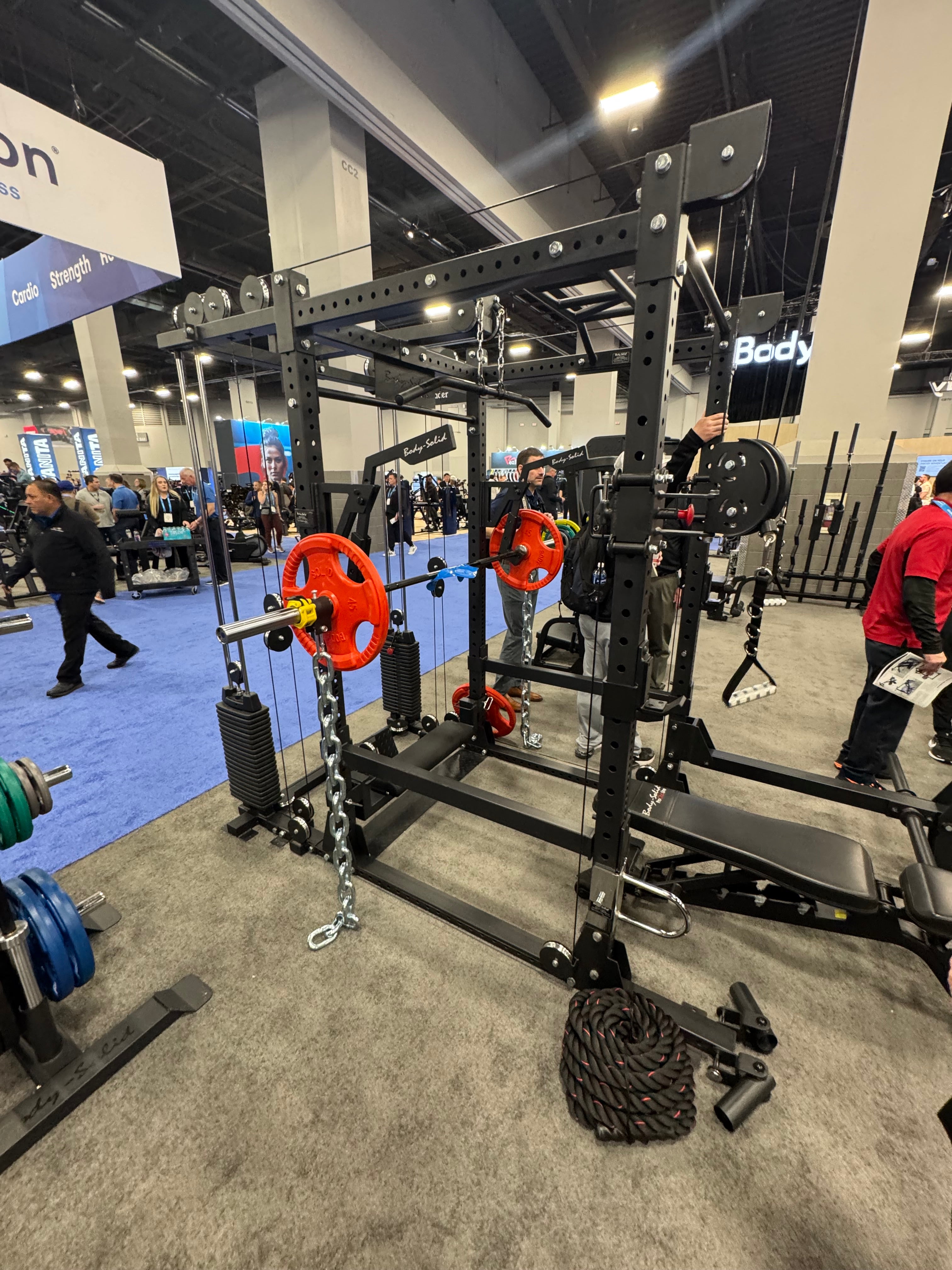 Body Solid Functional Racks Body Solid SPR1000 Power Rack with SPRFTS Functional Trainer – Show Me ...