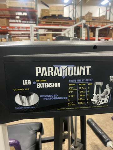 Paramount AP-2000 Leg Extension - Used