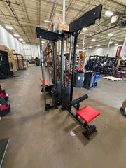 3-Stack Cable Machine (Low Row, Lat Pulldown, Adjustable Pulley) - USED
