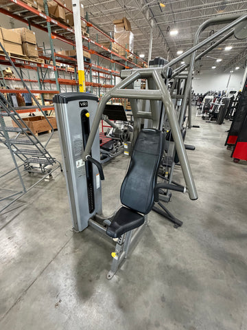 Cybex VR1 Chest Press Silver Frame Black upholstery - USED