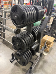 Rubber Encased Olympic Plates-USED