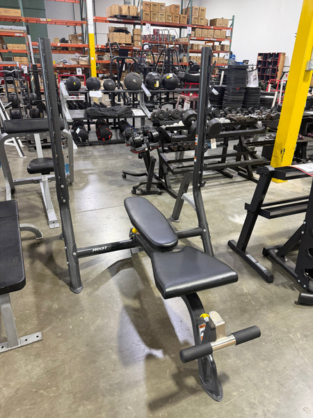 Hoist 7 Position F.I.D. Olympic Bench HF-5170-PL USED