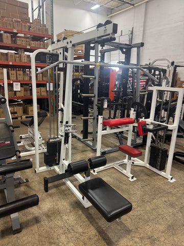 Paramount FL-33 Lat Pulldown Seated Row Combo-USED