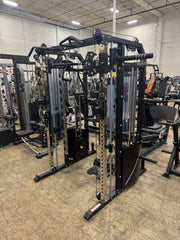 BLAZZED FITNESS BX2 ALL-IN-ONE FUNCTIONAL TRAINER CABLE CROSSOVER CAGE W/ SMITH MACHINE