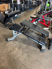 Nautilus Adjustable Bench with Preacher Pad-USED