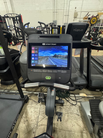 Star Trac 4 Series Recumbent Bike w/15" Embedded Display - Black