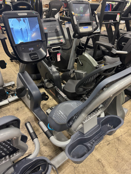 Precor RBK885 Recumbent Bike with P80 Console - USED