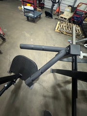 ProMaxima FW-18 T-Bar Row Black Frame Black Upholstery