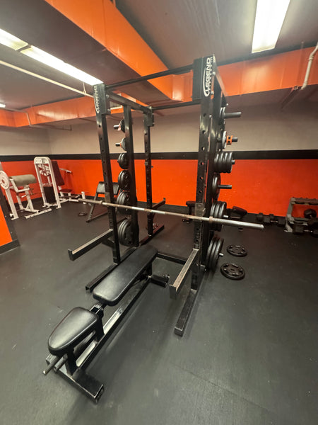 Legend Fitness Performance Series Double Half Rack-USED