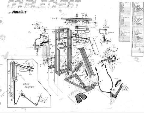 Nautilus 1st Generation Double Chest V-4472-USED