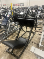 ProMaxima FW-20 Inverted Leg Press Black Frame Black Upholstery