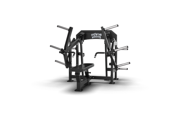 SMW STRENGTH  Plate-Loaded Pro-Arm Variangle Chest Press QPAVP75