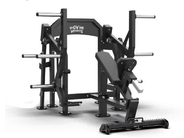 SMW Plate-Loaded Extreme Row Machine (QIRM92)