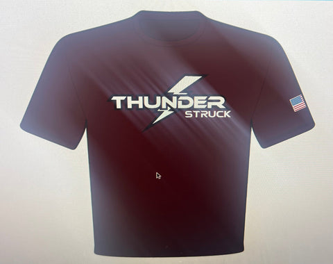 Thunderstruck Champro Juice Sublimated  Maroon T-Shirt