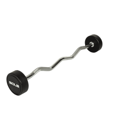 SMW Urethane EZ Curl Fixed Barbell Set 20-110 (10 Bars)