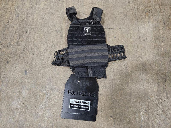 1st Phorm Tactical Plate Carrier w/ Rogue 8.75 lb Plates (Pair) - Used