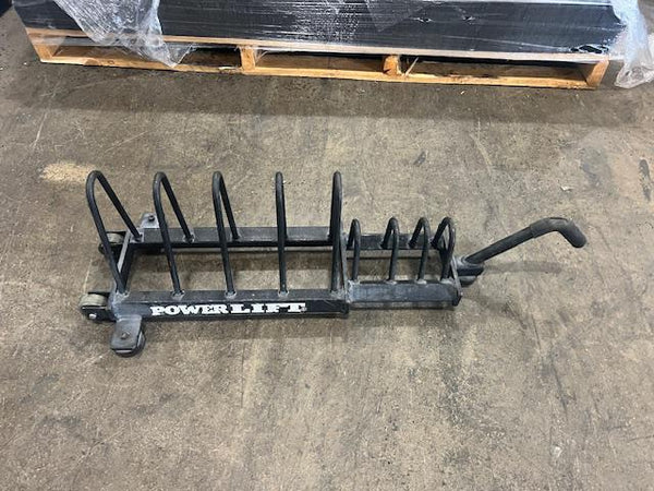 Used Powerlift Horizontal Bumper Plate Storage Small