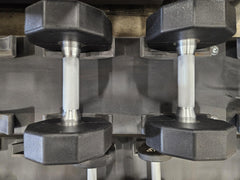 SMW Signature Series Urethane 10-Sided Dumbbell Set 5-75lb (1200lbs)