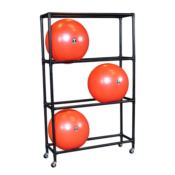 Body Solid SSBR100 8 Ball Stability Ball Rack on Casters