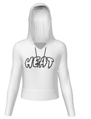 HEAT APPAREL-Champro Juice Women's Fleece Cropped Hoodie JFLHC1 with Sublimated Heat Logo & Customization