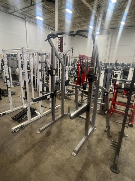 Flex Fitness Half Rack with Plate Storage - USED