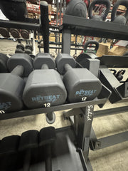 Rubber Coated Aerobic Dumbbell Set-USED