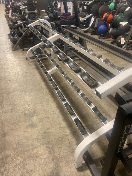 Used 10 Pair Saddle Dumbbell Rack