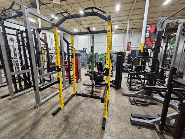 Power Rack w/High & Low Plate Loaded Pulley (Used)