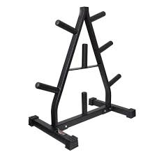 York Barbell Olympic A -Frame Plate Tree Black 69036