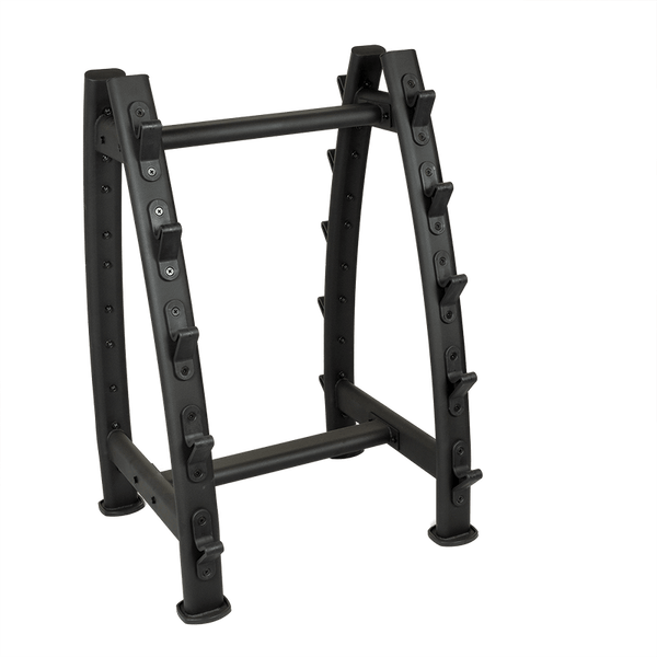 SMW 10 Unit Barbell Rack Black Frame