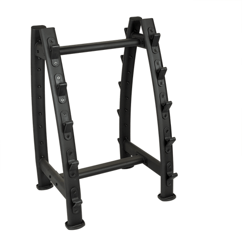 SMW 10 Unit Barbell Rack Black Frame