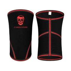 GYMREAPERS 5mm Elbow Sleeves - Red/Black