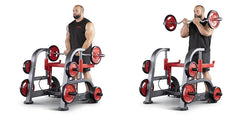 Panatta Freeweight Special Curl Rack Bench