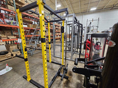 Power Rack w/High & Low Plate Loaded Pulley (Used)