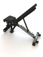 Blazzed Adjustable Weight Bench with Leg Roller