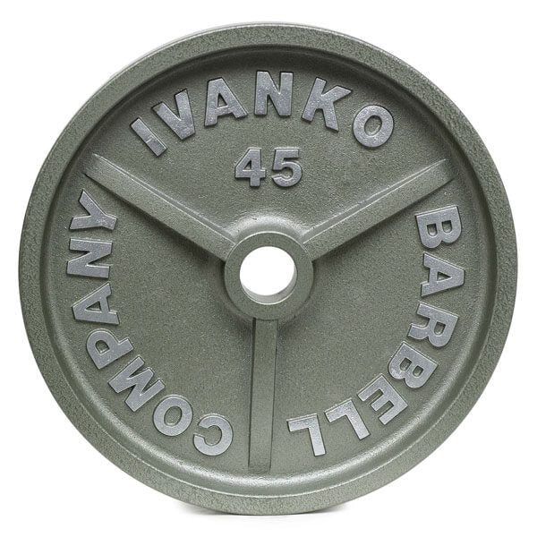 DEMO UNIT Ivanko Olympic Machined Plate | OM Series 45lbs (Pair)