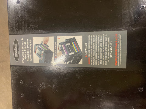 PowerBlock Dumbbells Pair (Stand Included) USED