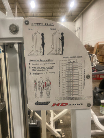 Hoist HD1100 Triceps Pushdown/Bicep Curl - Used