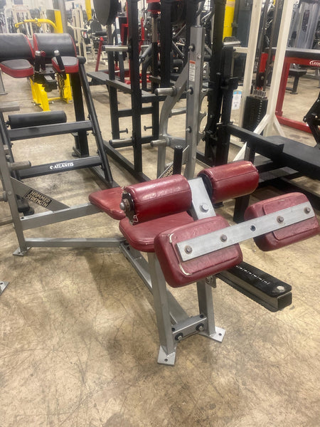 Hammer Strength Olympic Decline Bench with Plate Storage - Used