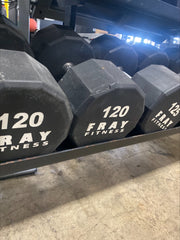Fray Fitness 70-130lb Dumbbell Set - Used