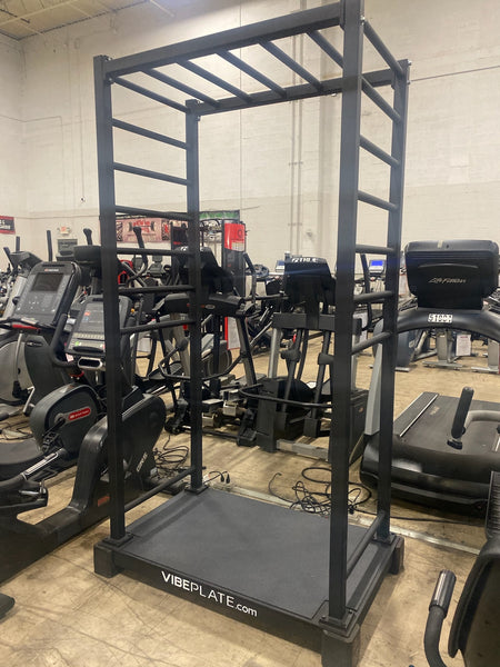 VibePlate Whole Body Vibration Plate with Stretching Cage - Used