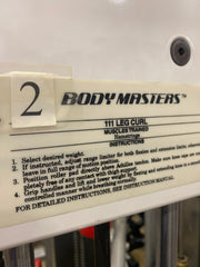 Body Masters Prone Leg Curl - Used